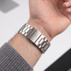 Tech-Protect Stainless bracelete de aço inoxidável para Apple Watch 8 / 9 / 10 / 11 / 12 / SE / Ultra (44 / 45 / 46 / 49 mm), prateado
