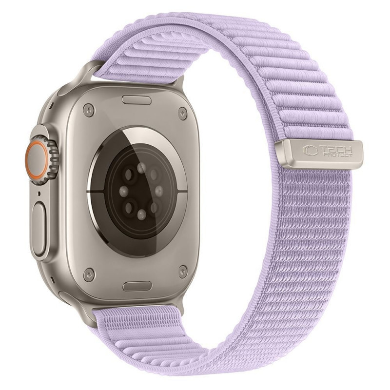 Tech-Protect NylonLoop bracelete para Apple Watch 8 / 9 / 10 / 11 / 12 / SE (40 / 41 / 42 mm), roxo