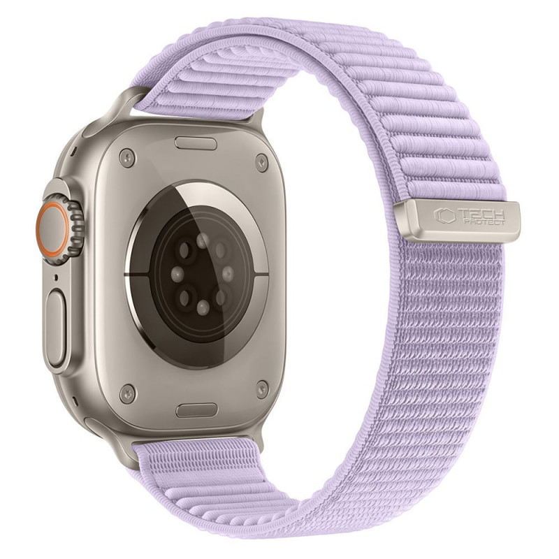 Tech-Protect NylonLoop bracelete para Apple Watch 8 / 9 / 10 / 11 / 12 / SE (40 / 41 / 42 mm), roxo