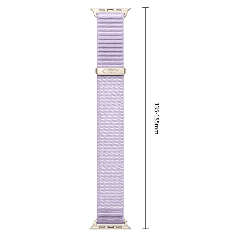 Tech-Protect NylonLoop bracelete para Apple Watch 8 / 9 / 10 / 11 / 12 / SE (40 / 41 / 42 mm), roxo