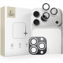 Tech-Protect Camring Fit+ protetores da lente da câmara para Apple iPhone 14 Pro / 14 Pro Max / 15 Pro / 15 Pro Max / 16 Pro / 16 Pro Max / 17 Pro / 17 Pro Max, Prateado