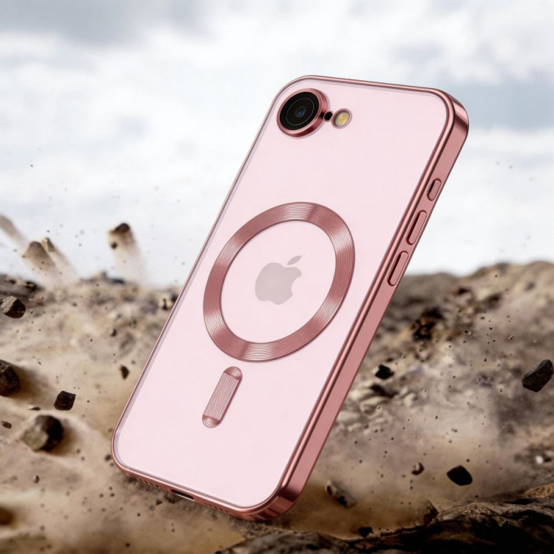 Tech-Protect Magflex MagSafe capa para Apple iPhone 16e / 17e, Ouro rosa