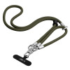Tech-Protect C10S Rope Crossbody & Wrist conjunto de alças para telemóvel, verde-azeitona/titânio
