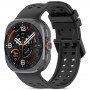 Bracelete de silicone Tech-Protect Silicone Air para Samsung Galaxy Watch Ultra 1 / 2 (2024-2026) 47 mm, preto
