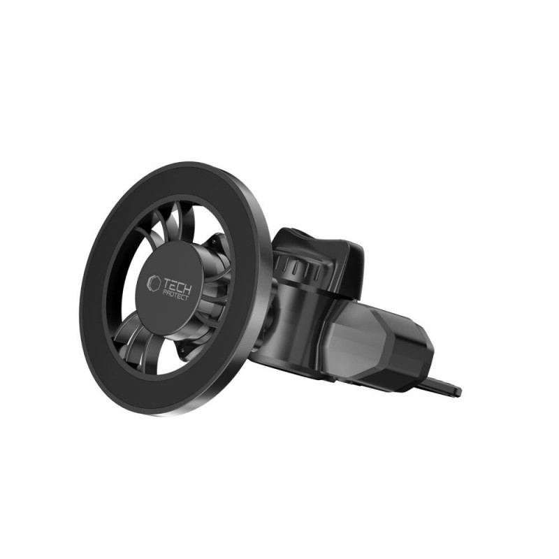 Tech-Protect N56 Suporte magnético de automóvel MagSafe para ranhura do CD e grelha de ventilação, preto