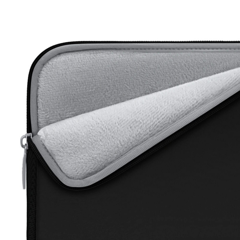 Tech-Protect NeoSlim THP3383 bolsa para portátil de 13-14 polegadas com bolsa para acessórios, preta