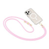 Tech-Protect C7S Rope alça transversal, rosa-claro/dourado