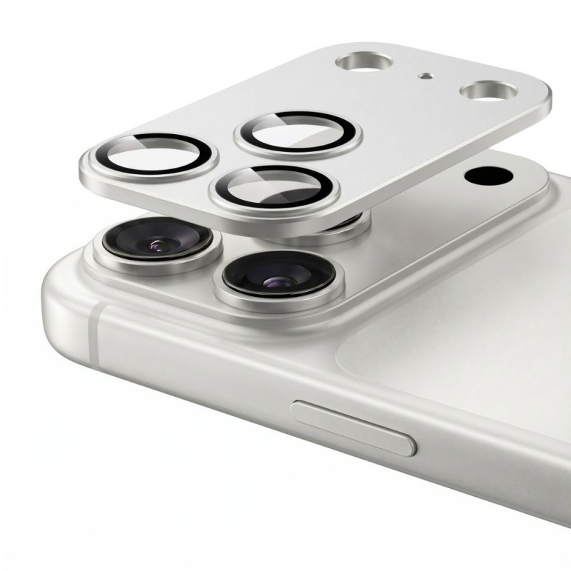 Tech-Protect Camfull Fit+ Apple iPhone 18 Pro Max protetor de lente da câmara, prateado