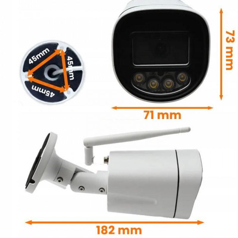 Orllo Z1 câmara IP tubular, 4K, 8MP, Wi-Fi