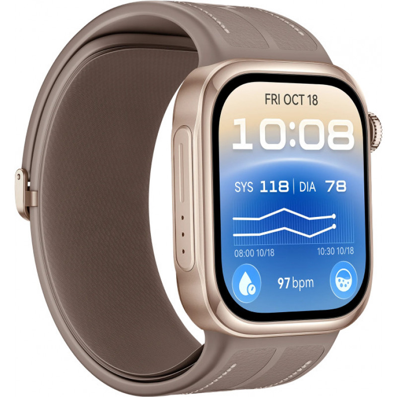 Huawei Watch D3 (Riva-B19) smartwatch, 46 mm, dourado/branco
