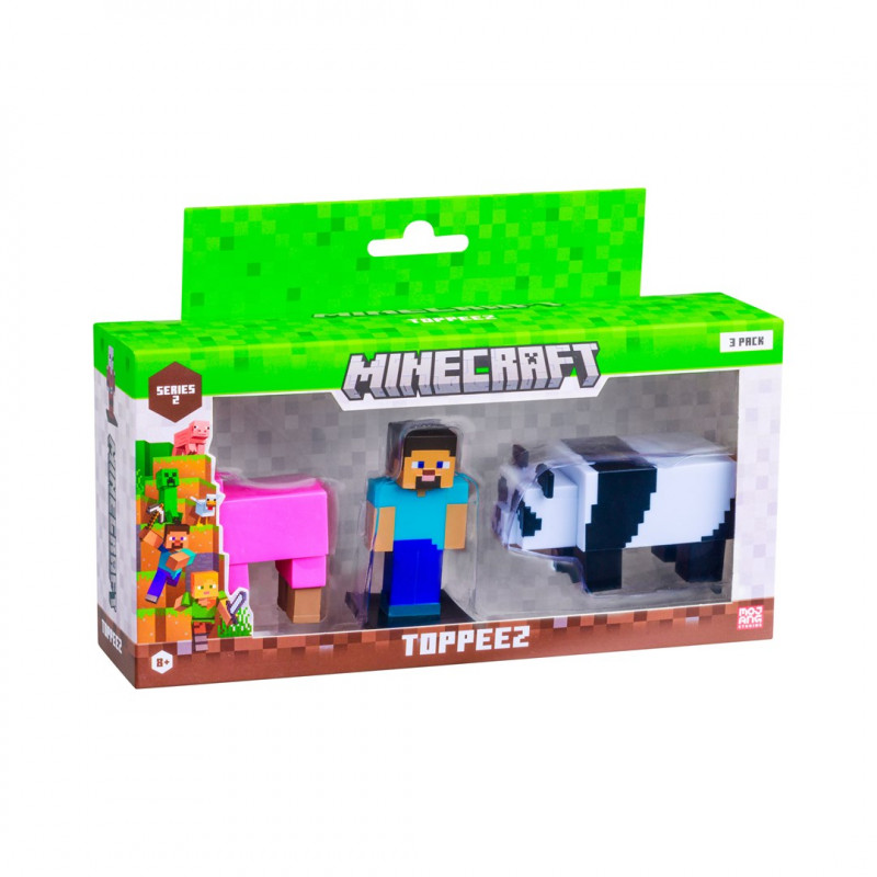 P.m.i. Kids World Minecraft S2 Figuras - Pacote de 3 (sortido)