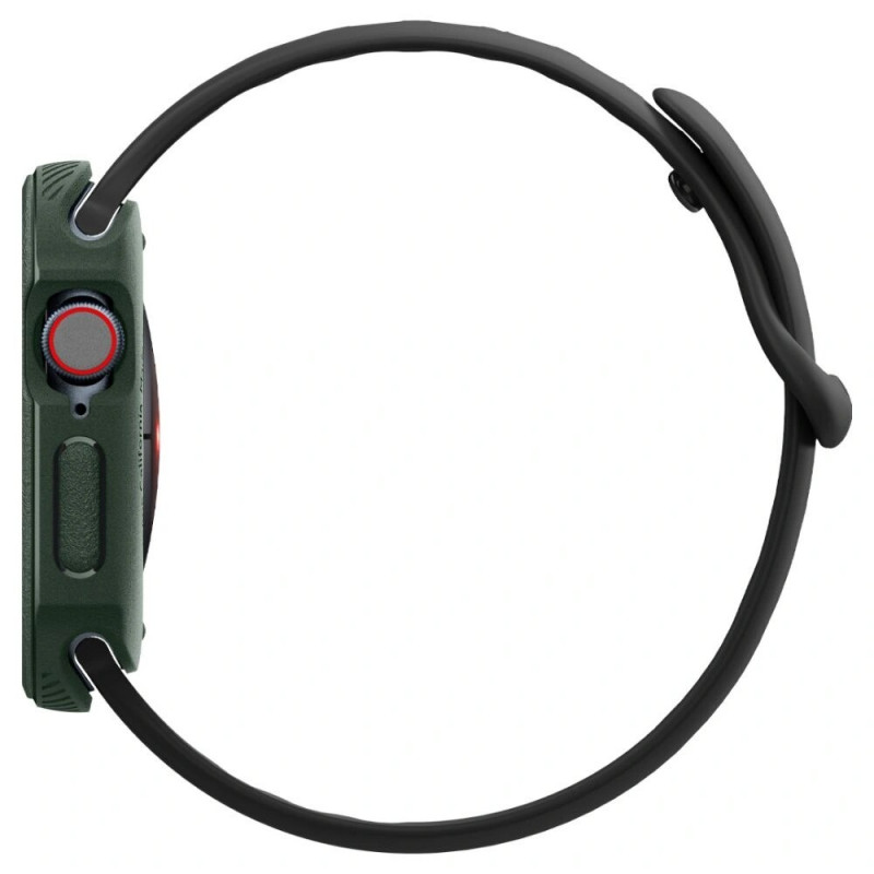Spigen Caseology Vault capa para Apple Watch 10 / 11 46 mm, Verde meia-noite