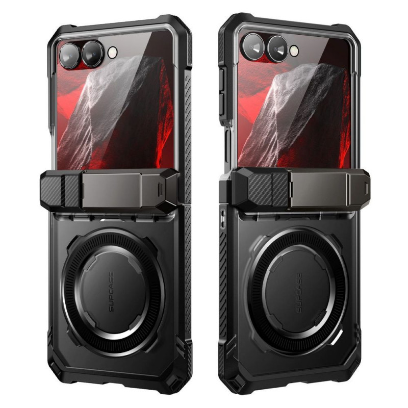 Supcase Unicorn Beetle Grip Mag MagSafe capa para Samsung Galaxy Z Flip 8, preta