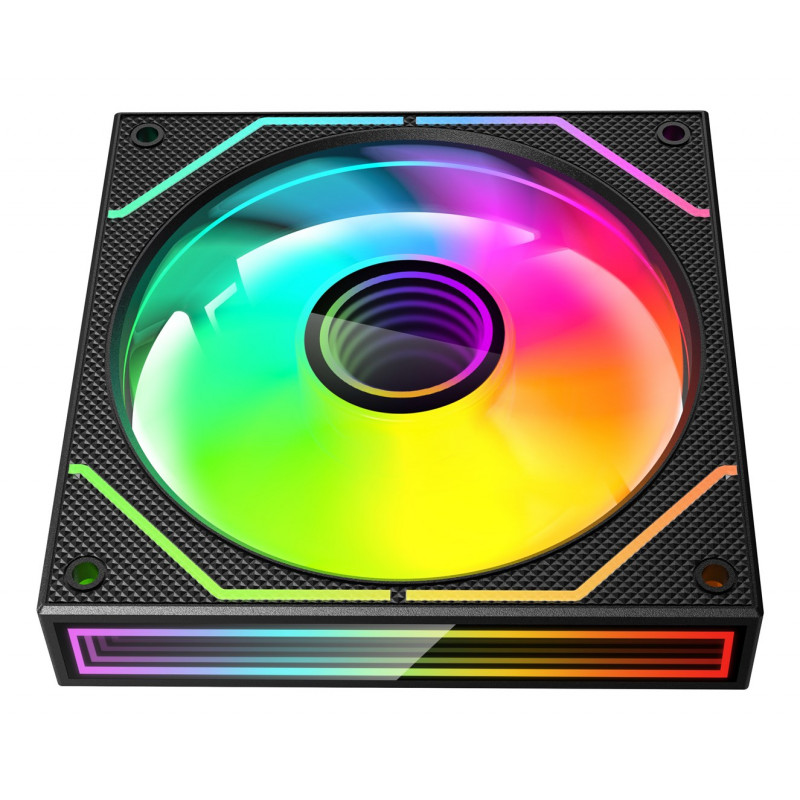 Tacens Mars Gaming MF3DPROX2 Ventoinhas de caixa de 12 cm para computador, ARGB, pretas, 2 unidades