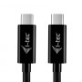 Cabo de carregamento USB-C i-tec, 1,8 m, USB Power Delivery até 100 W, preto