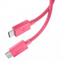 Spigen EB6010CC Cabo USB-C para USB-C Essential 60W 100 cm, Rosa