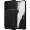 Capa Rugged Armor Spigen para Samsung Galaxy S21 FE, preta mate