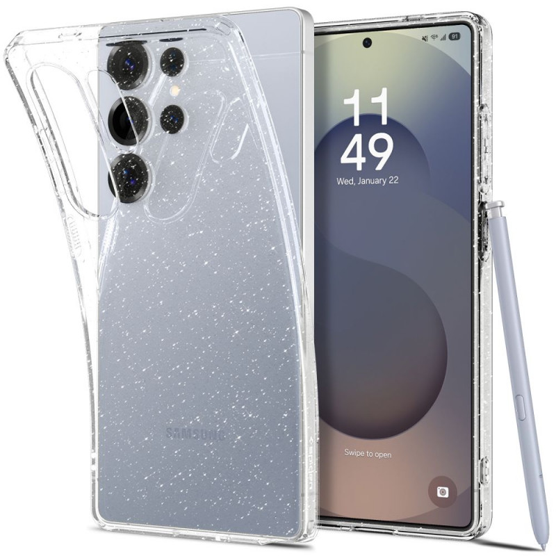 Capa Spigen Liquid Crystal para Samsung Galaxy S25 Ultra, Glitter Crystal