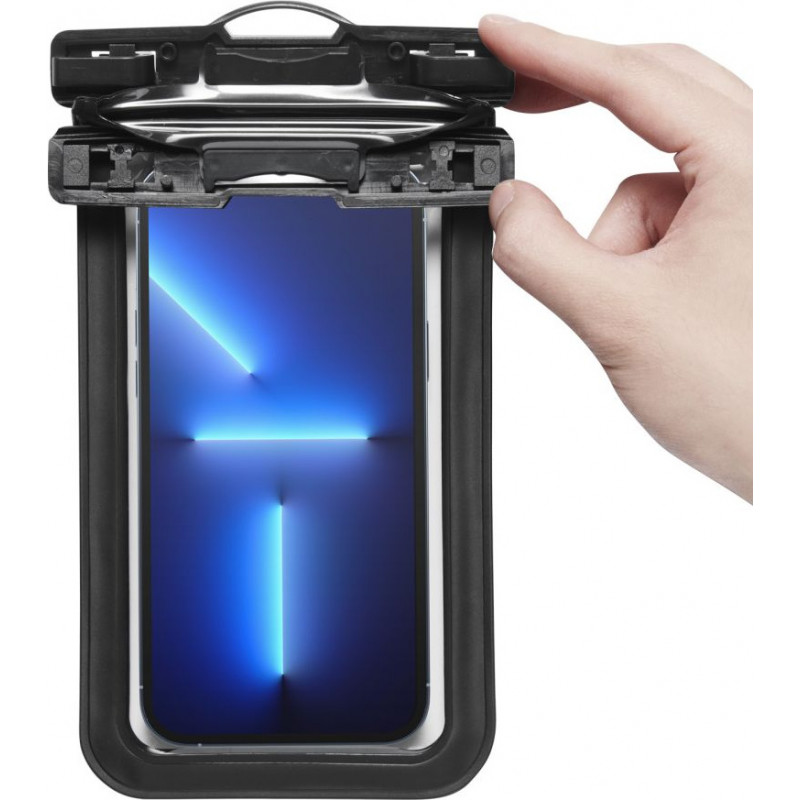 Spigen A601 Aqua Shield capa universal impermeável, preta