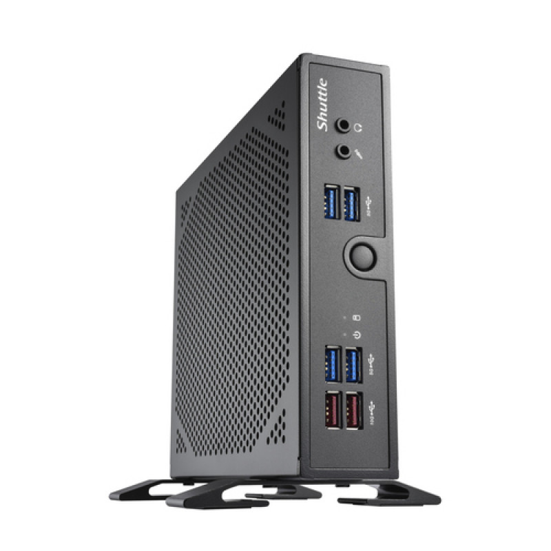 Shuttle DS50U mini PC barebone, Celeron 7305, 8 GB DDR5 RAM, preto