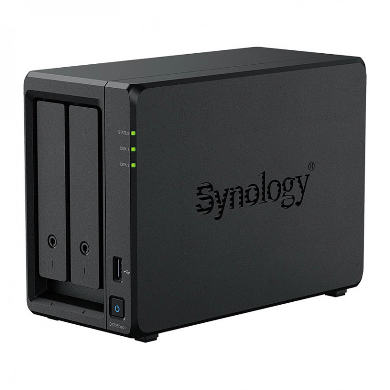 Synology DiskStation DS725neo+ NAS de 2 baías, AMD Ryzen Embedded R1600, 4 GB DDR4