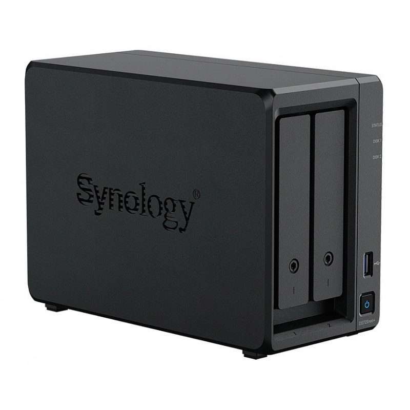Synology DiskStation DS725neo+ NAS de 2 baías, AMD Ryzen Embedded R1600, 4 GB DDR4