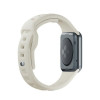 Pulseira de silicone 3mk para Apple Watch 42/44/45/49 mm, bege