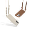 Tech-Protect MagNecklace capa MagSafe com cordão para Apple iPhone 16, bege