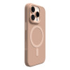 Capa de silicone MagSafe Puro Daylight para iPhone 16 Pro Max, bege