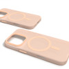 Capa de silicone MagSafe Puro Daylight para iPhone 16 Pro Max, bege