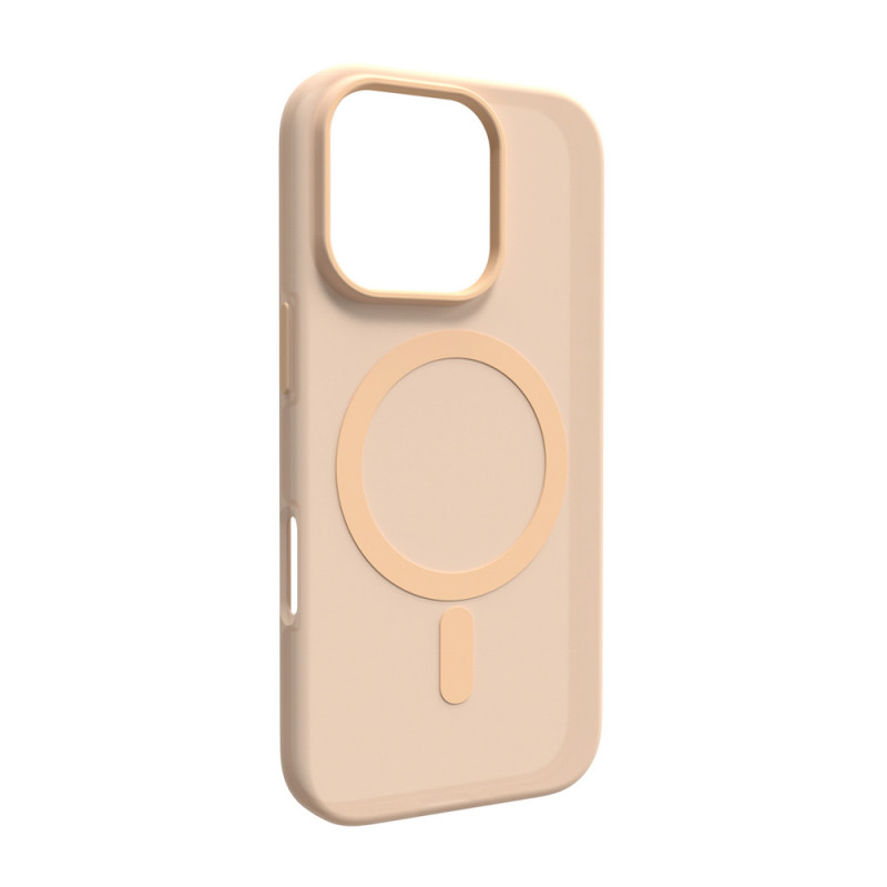 Capa de silicone MagSafe Puro Daylight para iPhone 16 Pro Max, bege
