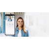 Ezviz CP4 visor de porta Wi-Fi de 4 MP, prateado