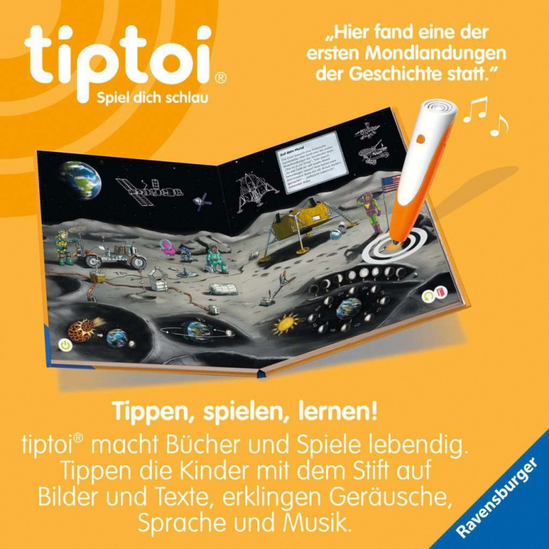 Ravensburger tiptoi O espaço: viagem espacial, estrelas e planetas (49282)