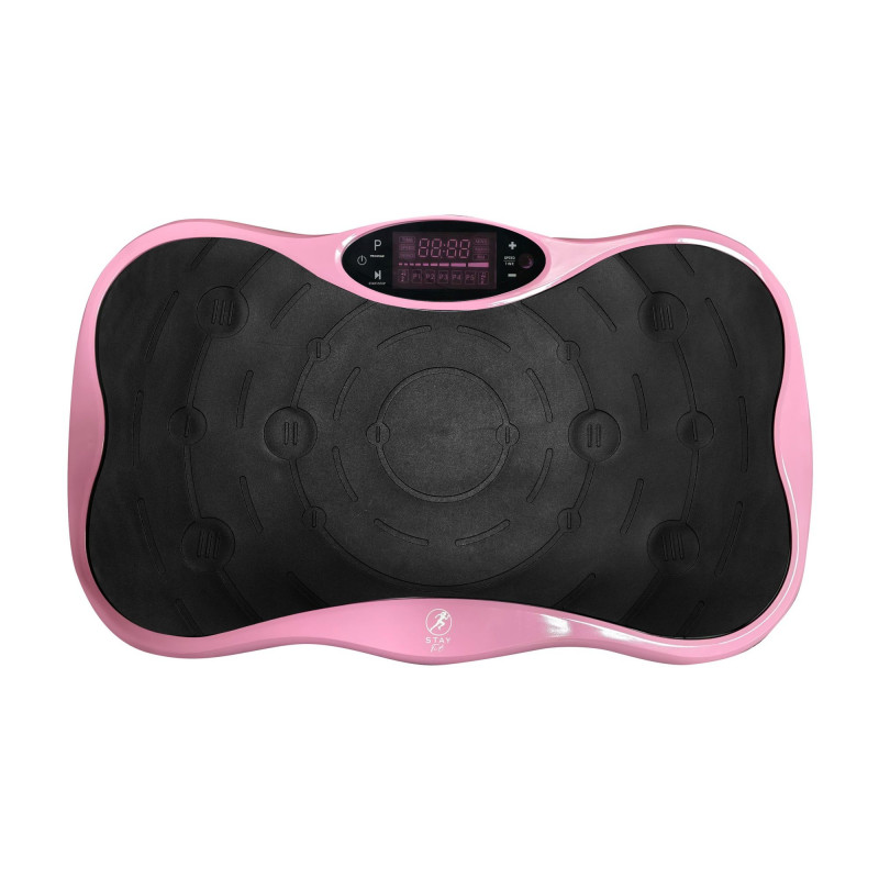 Plataforma de vibração para fitness Extralink Moonwalk SpinMove, 200 W, rosa