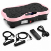 Plataforma de vibração para fitness Extralink Moonwalk SpinMove, 200 W, rosa