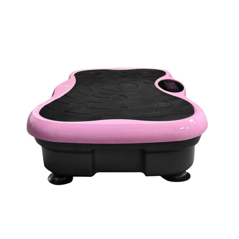Plataforma de vibração para fitness Extralink Moonwalk SpinMove, 200 W, rosa