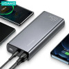 Power bank USAMS PB59 US-CD165 30000 mAh, 65 W, 2x QC3.0 + PD, preto, com cabo USB-C para USB-C