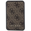 Guess GUPB10DP4GEGW Power bank 10000 mAh, 18 W, 4G Leather Metal Logo, castanho