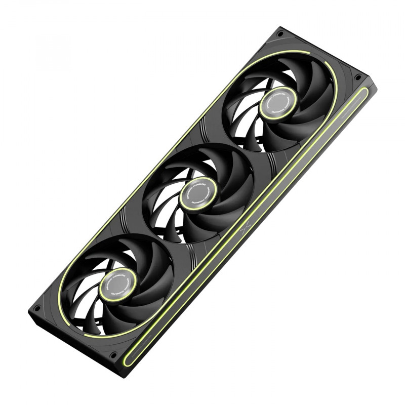 TRYX FOBR Ventoinha de caixa ARGB de 360 mm, PWM, 3-em-1, preta