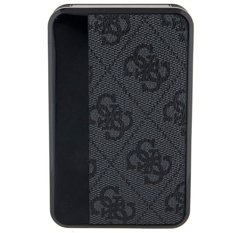 Guess GUPB10DP4GEGK Power bank 10000 mAh, 18 W, 4G Leather Metal Logo, preto