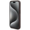 Guess GUBPM5P15L4GEMGW Capa rígida para Apple iPhone 15 Pro + 5000 mAh MagSafe Power Bank, 4G Metal Logo, castanha
