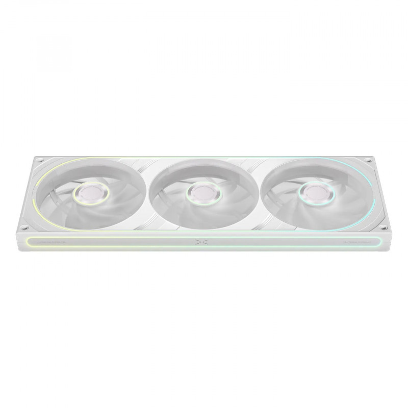 TRYX FOBR Ventoinha de caixa ARGB de 360 mm, PWM, 3-em-1, branca