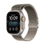 Relógio Apple Watch Ultra 4 Titanium Cellular 49 mm Natural Titanium Milanese Loop, tamanho L