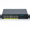DIGITUS DN-95334 Switch PoE+ de 10 Gigabit e 16 portas não gerido (120 W)