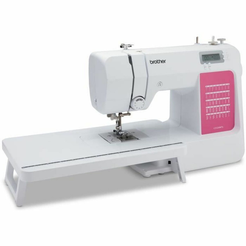 Máquina de costura Brother CS120WTS, rosa branco
