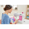 Máquina de costura Brother CS120WTS, rosa branco