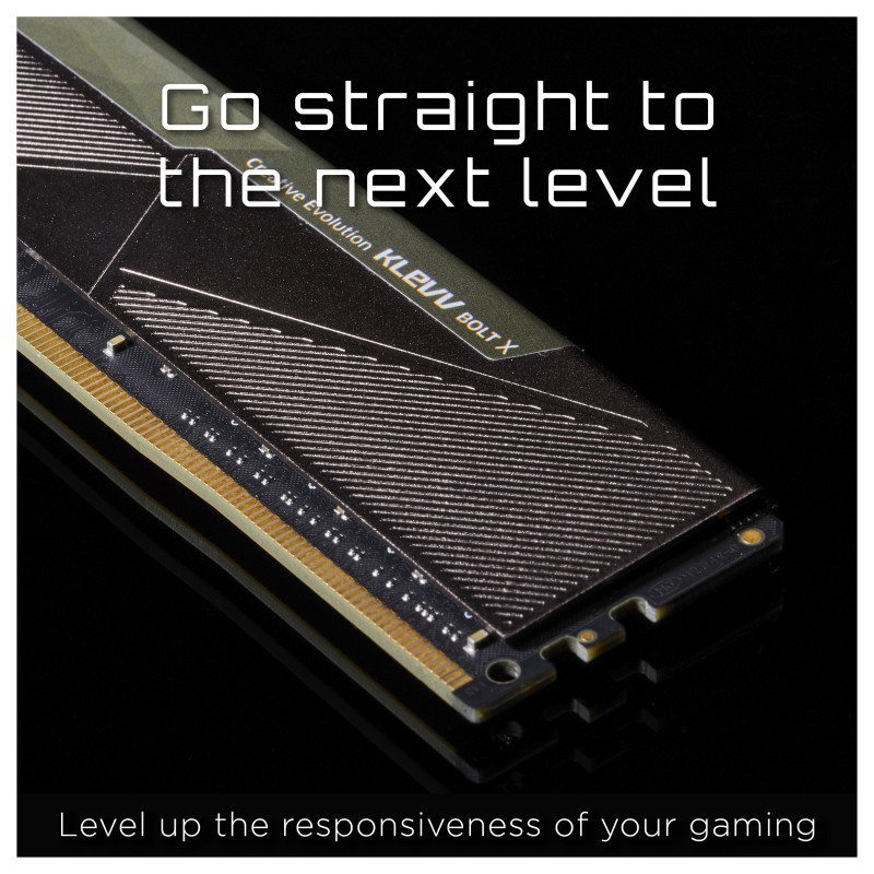 Klevv BOLT X KD48GU880-36A180U Kit de memória DDR4, 16 GB (2 x 8 GB), 3600 MHz
