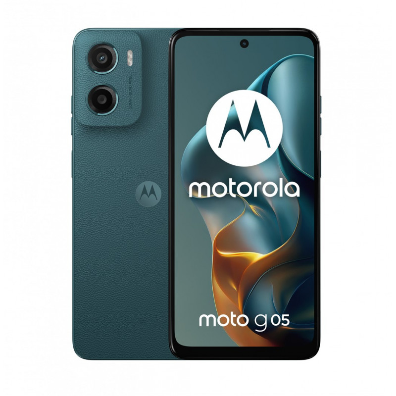 Motorola moto g05 4G Smartphone, 6.67", 4 GB RAM, 128 GB, 5200 mAh, verde