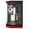 Caixa de PC HYTE Y50 Wild Cherry, vermelha, vidro temperado x 3