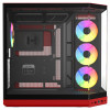 Caixa de PC HYTE Y50 Wild Cherry, vermelha, vidro temperado x 3